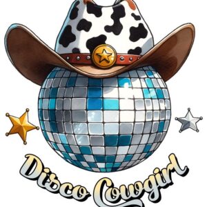 Heat transfers Iron on stickers  cowgirl 24 for Tshirts Iron on Decal Patches Stickers Clothes Hat Pillows DIY Crafts