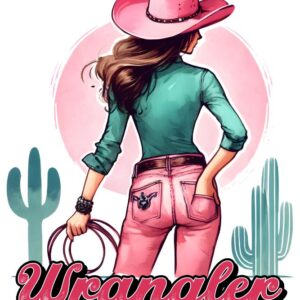 Heat transfers Iron on stickers  cowgirl 25 for Tshirts Iron on Decal Patches Stickers Clothes Hat Pillows DIY Crafts