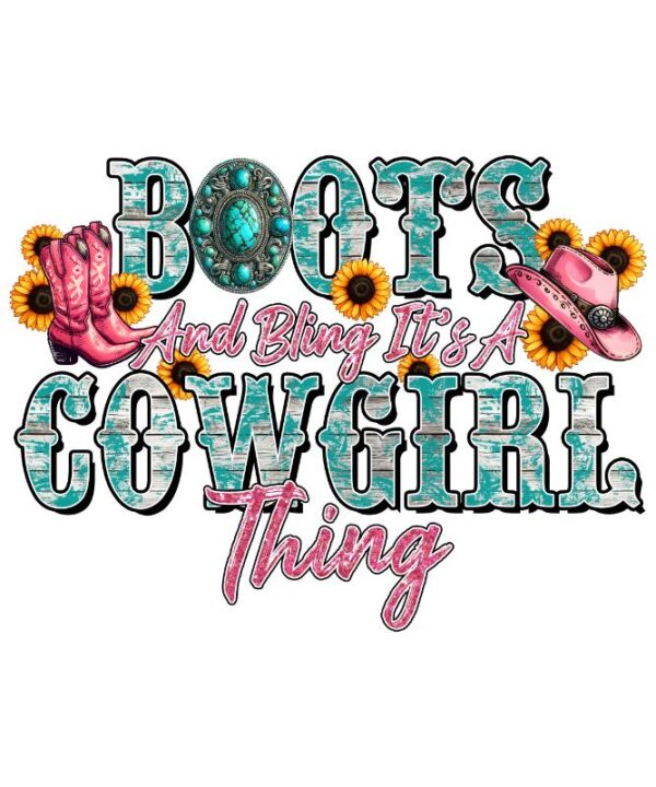 Heat transfers Iron on stickers  cowgirl 29 for Tshirts Iron on Decal Patches Stickers Clothes Hat Pillows DIY Crafts