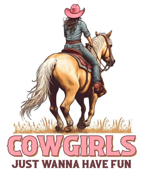 Heat transfers Iron on stickers  cowgirl 30 for Tshirts Iron on Decal Patches Stickers Clothes Hat Pillows DIY Crafts