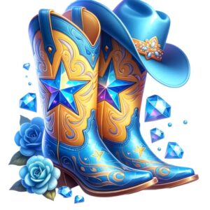Heat transfers Iron on stickers  cowgirl 31 for Tshirts Iron on Decal Patches Stickers Clothes Hat Pillows DIY Crafts