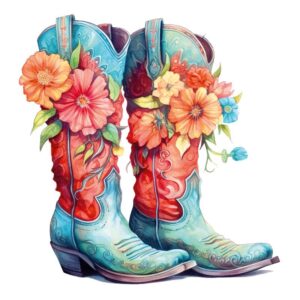 Heat transfers Iron on stickers  cowgirl 33 for Tshirts Iron on Decal Patches Stickers Clothes Hat Pillows DIY Crafts