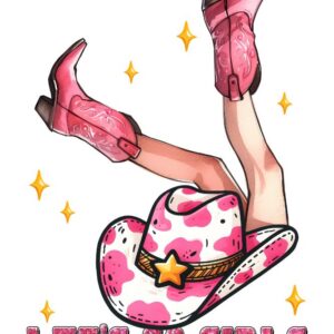 Heat transfers Iron on stickers  cowgirl 41 for Tshirts Iron on Decal Patches Stickers Clothes Hat Pillows DIY Crafts