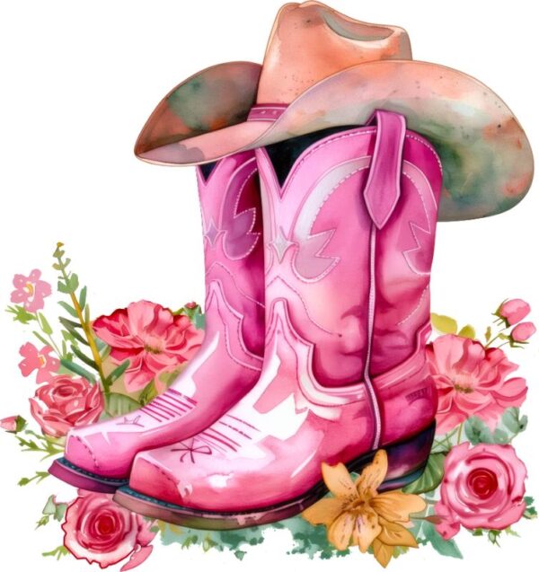 Heat transfers Iron on stickers  cowgirl 51 for Tshirts Iron on Decal Patches Stickers Clothes Hat Pillows DIY Crafts