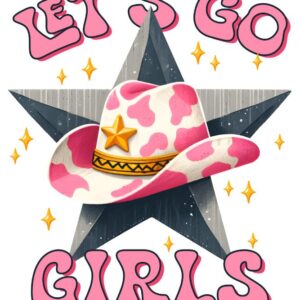 Heat transfers Iron on stickers  cowgirl 56 for Tshirts Iron on Decal Patches Stickers Clothes Hat Pillows DIY Crafts