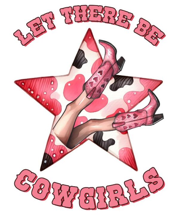 Heat transfers Iron on stickers  cowgirl 65 for Tshirts Iron on Decal Patches Stickers Clothes Hat Pillows DIY Crafts