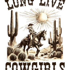 Heat transfers Iron on stickers  cowgirl 7 for Tshirts Iron on Decal Patches Stickers Clothes Hat Pillows DIY Crafts