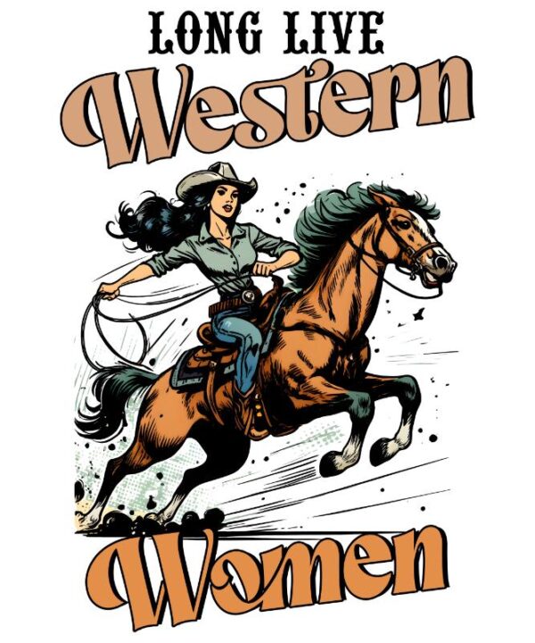 Heat transfers Iron on stickers  cowgirl 70 for Tshirts Iron on Decal Patches Stickers Clothes Hat Pillows DIY Crafts