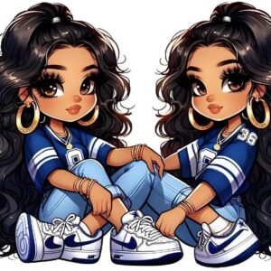 Heat transfers Iron on stickers  cute girl 1 for Tshirts Iron on Decal Patches Stickers Clothes Hat Pillows DIY Crafts