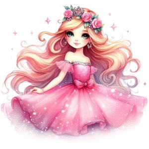 Heat transfers Iron on stickers  cute girl 105 for Tshirts Iron on Decal Patches Stickers Clothes Hat Pillows DIY Crafts