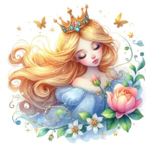 Heat transfers Iron on stickers  cute girl 115 for Tshirts Iron on Decal Patches Stickers Clothes Hat Pillows DIY Crafts