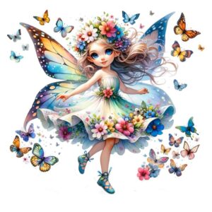 Heat transfers Iron on stickers  cute girl 21 for Tshirts Iron on Decal Patches Stickers Clothes Hat Pillows DIY Crafts