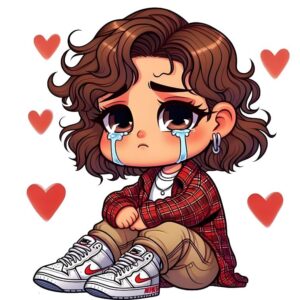 Heat transfers Iron on stickers  cute girl 41 for Tshirts Iron on Decal Patches Stickers Clothes Hat Pillows DIY Crafts