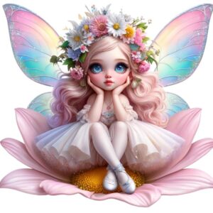 Heat transfers Iron on stickers  cute girl 61 for Tshirts Iron on Decal Patches Stickers Clothes Hat Pillows DIY Crafts