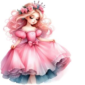 Heat transfers Iron on stickers  cute girl 62 for Tshirts Iron on Decal Patches Stickers Clothes Hat Pillows DIY Crafts