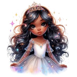 Heat transfers Iron on stickers  cute girl 66 for Tshirts Iron on Decal Patches Stickers Clothes Hat Pillows DIY Crafts