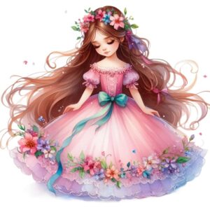 Heat transfers Iron on stickers  cute girl 69 for Tshirts Iron on Decal Patches Stickers Clothes Hat Pillows DIY Crafts
