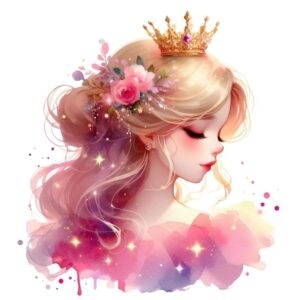 Heat transfers Iron on stickers  cute girl 74 for Tshirts Iron on Decal Patches Stickers Clothes Hat Pillows DIY Crafts