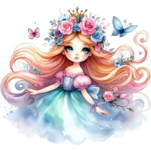 Heat transfers Iron on stickers  cute girl 76 for Tshirts Iron on Decal Patches Stickers Clothes Hat Pillows DIY Crafts