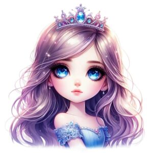 Heat transfers Iron on stickers  cute girl 77 for Tshirts Iron on Decal Patches Stickers Clothes Hat Pillows DIY Crafts