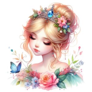 Heat transfers Iron on stickers  cute girl 82 for Tshirts Iron on Decal Patches Stickers Clothes Hat Pillows DIY Crafts