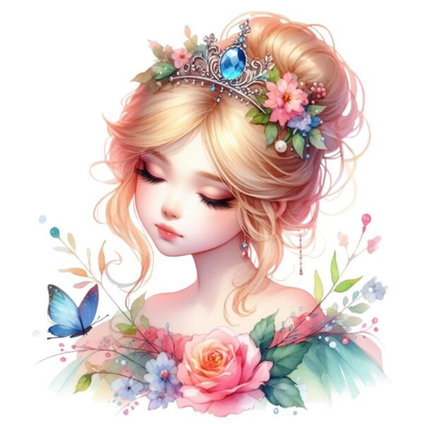 Heat transfers Iron on stickers  cute girl 82 for Tshirts Iron on Decal Patches Stickers Clothes Hat Pillows DIY Crafts