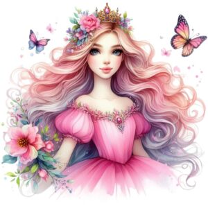 Heat transfers Iron on stickers  cute girl 84 for Tshirts Iron on Decal Patches Stickers Clothes Hat Pillows DIY Crafts