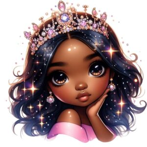 Heat transfers Iron on stickers  cute girl 89 for Tshirts Iron on Decal Patches Stickers Clothes Hat Pillows DIY Crafts