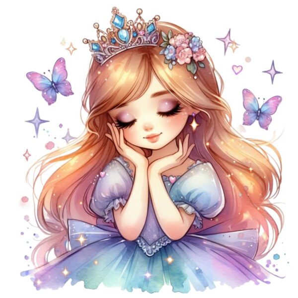 Heat transfers Iron on stickers  cute girl 90 for Tshirts Iron on Decal Patches Stickers Clothes Hat Pillows DIY Crafts