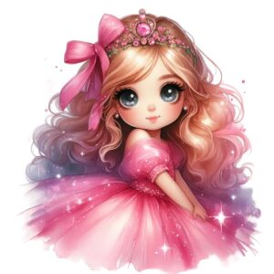Heat transfers Iron on stickers  cute girl 92 for Tshirts Iron on Decal Patches Stickers Clothes Hat Pillows DIY Crafts