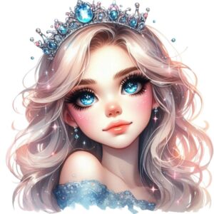 Heat transfers Iron on stickers  cute girl 94 for Tshirts Iron on Decal Patches Stickers Clothes Hat Pillows DIY Crafts