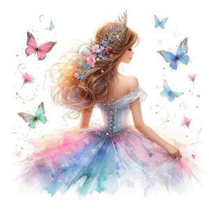 Heat transfers Iron on stickers  cute girl 96 for Tshirts Iron on Decal Patches Stickers Clothes Hat Pillows DIY Crafts