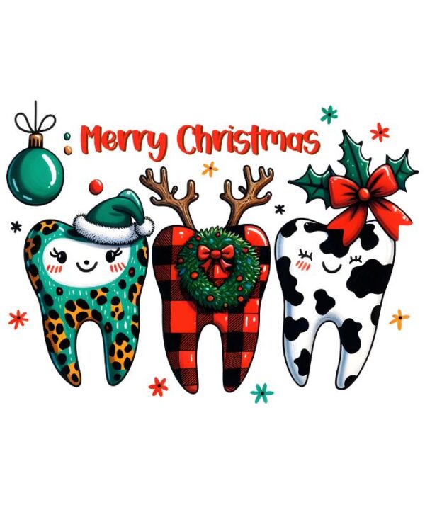Heat transfers Iron on stickers  dental tooth 24 for Tshirts Iron on Decal Patches Stickers Clothes Hat Pillows DIY Crafts