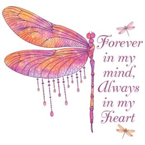Heat transfers Iron on stickers  dragonfly with saying word 13 for Tshirts Iron on Decal Patches Stickers Clothes Hat Pillows DIY Crafts