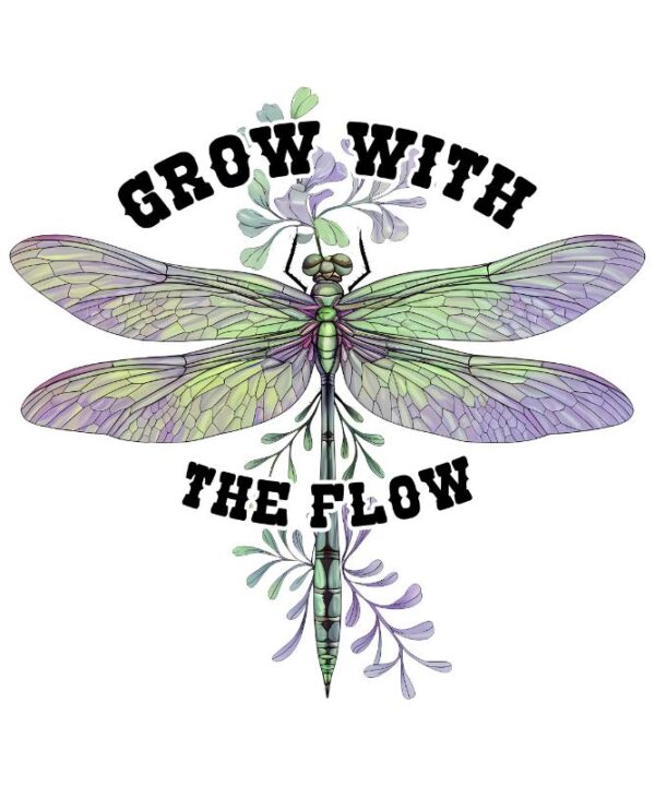 Heat transfers Iron on stickers  dragonfly with saying word 14 for Tshirts Iron on Decal Patches Stickers Clothes Hat Pillows DIY Crafts