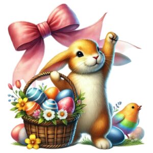 Heat transfers Iron on stickers  easter 63 for Tshirts Iron on Decal Patches Stickers Clothes Hat Pillows DIY Crafts