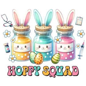 Heat transfers Iron on stickers  easter 9 for Tshirts Iron on Decal Patches Stickers Clothes Hat Pillows DIY Crafts