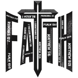 Heat transfers Iron on stickers faith Jesus Christ Lord god cross prayer trust hope blessing spiritual truth religious462 for Tshirts Iron on Decal Patches Stickers Clothes Hat Pillows DIY Crafts