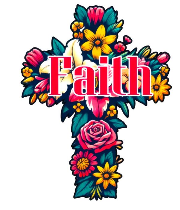 Heat transfers Iron on stickers faith Jesus Christ Lord god cross prayer trust hope blessing spiritual truth religious488 for Tshirts Iron on Decal Patches Stickers Clothes Hat Pillows DIY Crafts