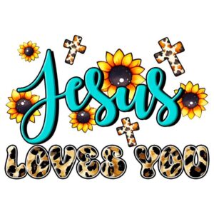 Heat transfers Iron on stickers faith Jesus Christ Lord god cross prayer trust hope blessing spiritual truth religious531 for Tshirts Iron on Decal Patches Stickers Clothes Hat Pillows DIY Crafts