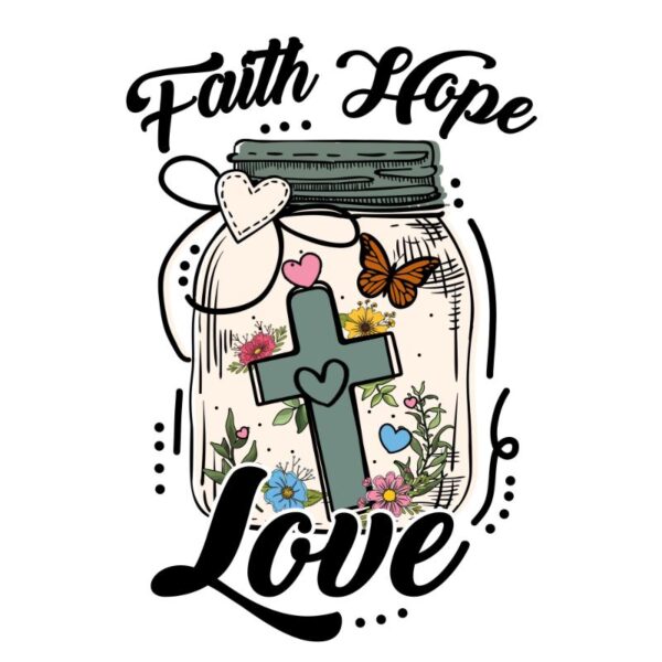 Heat transfers Iron on stickers faith Jesus Christ Lord god cross prayer trust hope blessing spiritual truth religious640 for Tshirts Iron on Decal Patches Stickers Clothes Hat Pillows DIY Crafts