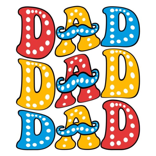 Heat transfers Iron on stickers  father dad papa 11 for Tshirts Iron on Decal Patches Stickers Clothes Hat Pillows DIY Crafts