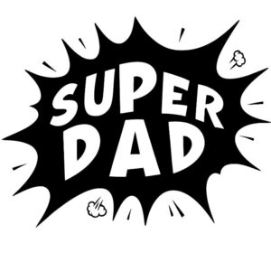 Heat transfers Iron on stickers  father dad papa 120 for Tshirts Iron on Decal Patches Stickers Clothes Hat Pillows DIY Crafts