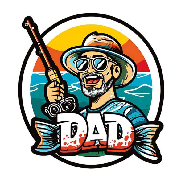 Heat transfers Iron on stickers  father dad papa 22 for Tshirts Iron on Decal Patches Stickers Clothes Hat Pillows DIY Crafts