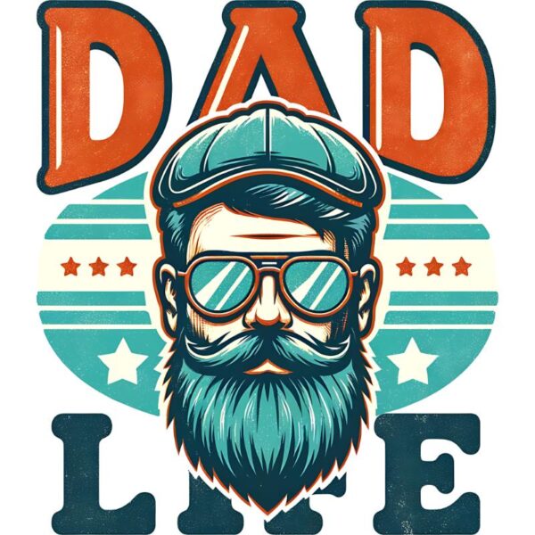 Heat transfers Iron on stickers  father dad papa 33 for Tshirts Iron on Decal Patches Stickers Clothes Hat Pillows DIY Crafts
