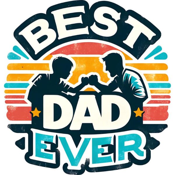 Heat transfers Iron on stickers  father dad papa 34 for Tshirts Iron on Decal Patches Stickers Clothes Hat Pillows DIY Crafts