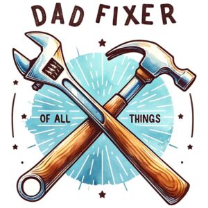 Heat transfers Iron on stickers  father dad papa 36 for Tshirts Iron on Decal Patches Stickers Clothes Hat Pillows DIY Crafts
