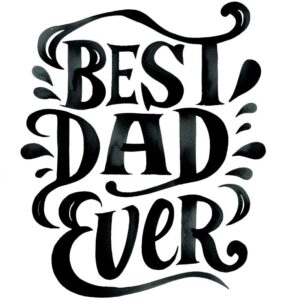 Heat transfers Iron on stickers  father dad papa 46 for Tshirts Iron on Decal Patches Stickers Clothes Hat Pillows DIY Crafts