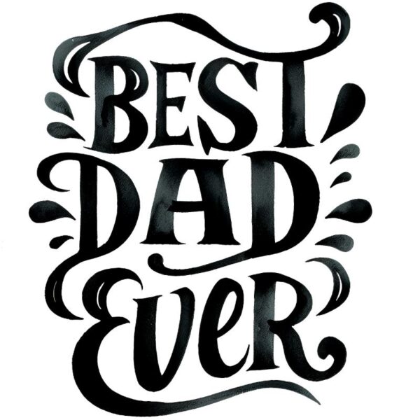 Heat transfers Iron on stickers  father dad papa 46 for Tshirts Iron on Decal Patches Stickers Clothes Hat Pillows DIY Crafts