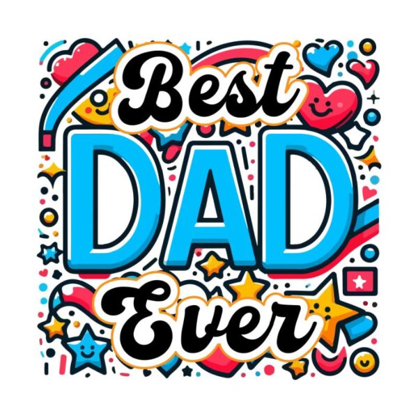 Heat transfers Iron on stickers  father dad papa 5 for Tshirts Iron on Decal Patches Stickers Clothes Hat Pillows DIY Crafts